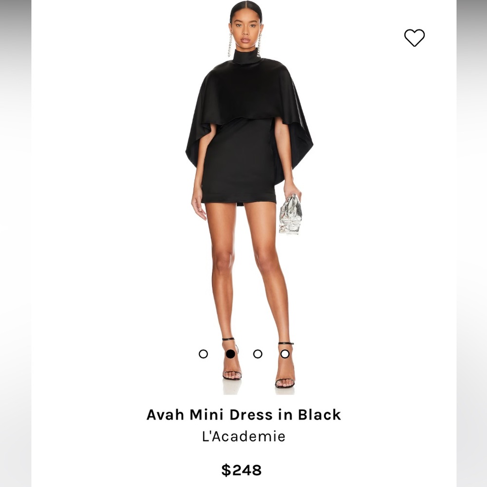 Avah Mini Dress in Black